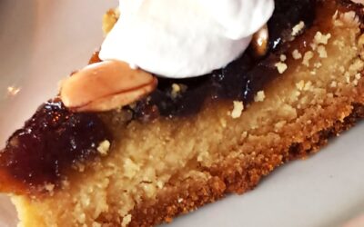 Delicious almond pear cake on Greg’s Table